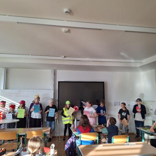 Auftritt in der Klasse