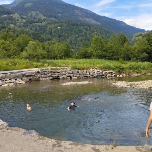 Schwimmen im See