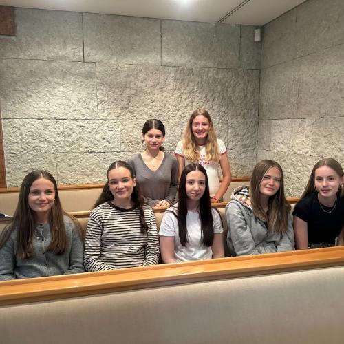 Bild in der Synagoge