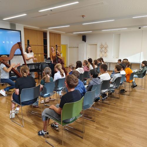 Besuch der Volksmusikgruppe "Die Vielsaitigen" im Rahmen des Kulturservice Tirol