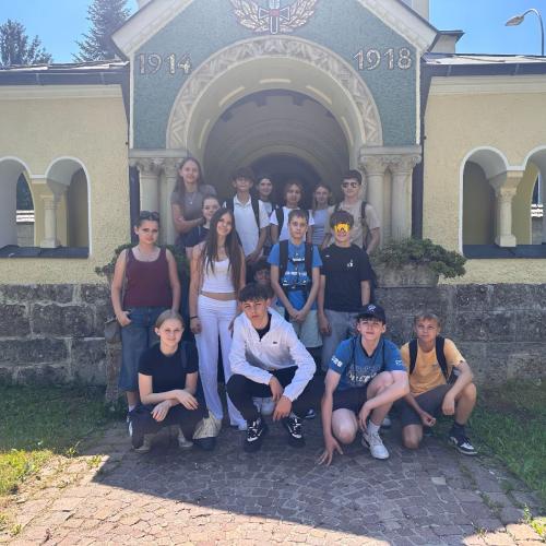 Synagogenbesuch Gruppenfoto