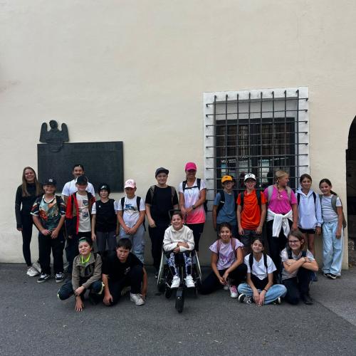 Gruppenfoto beim Alpenzoo