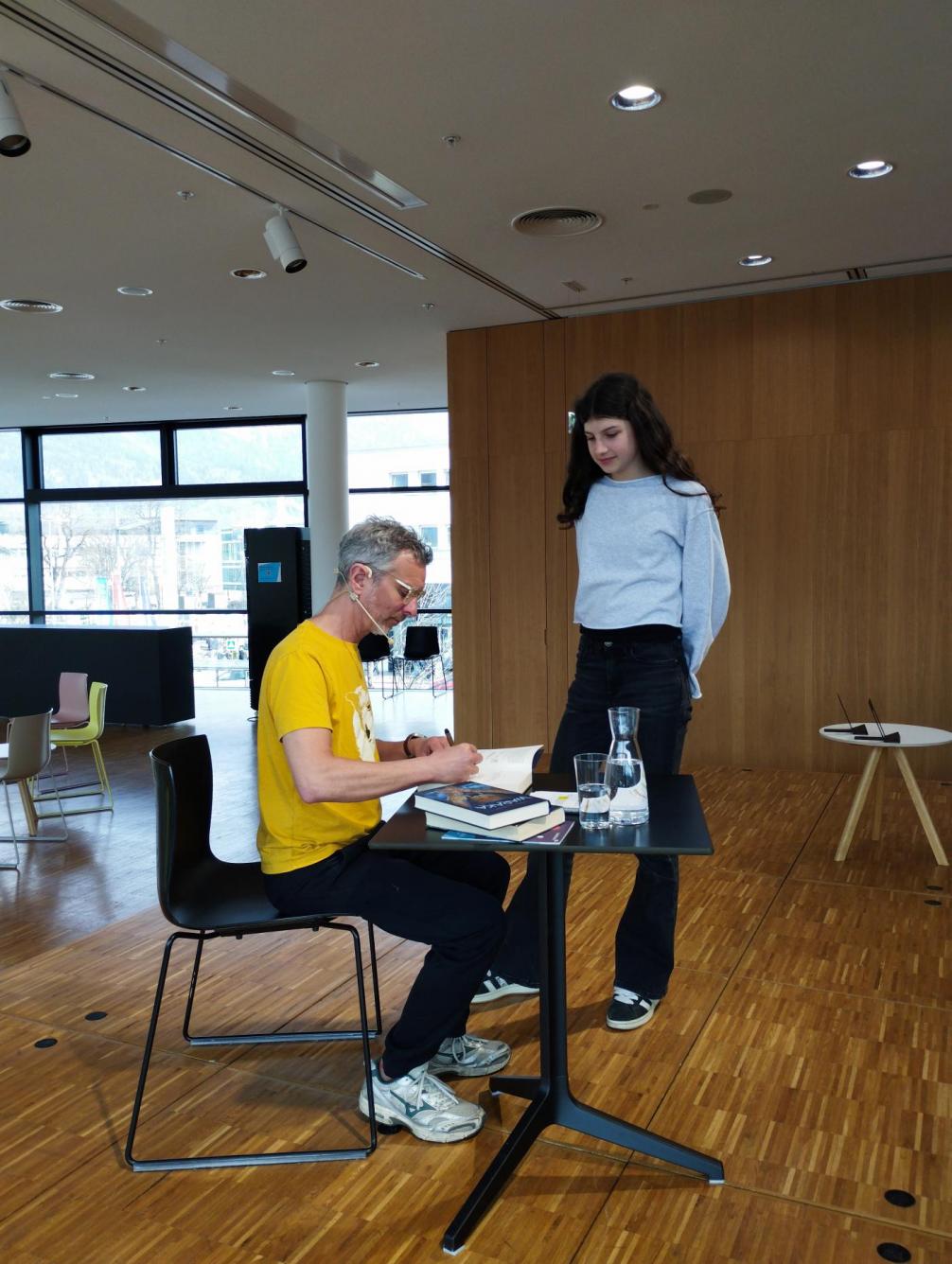Lesung Stadtbibliothek, Exkursion der 3c